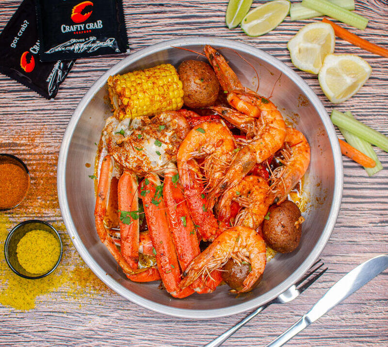 1lb Snow Crab & Whole Shrimp