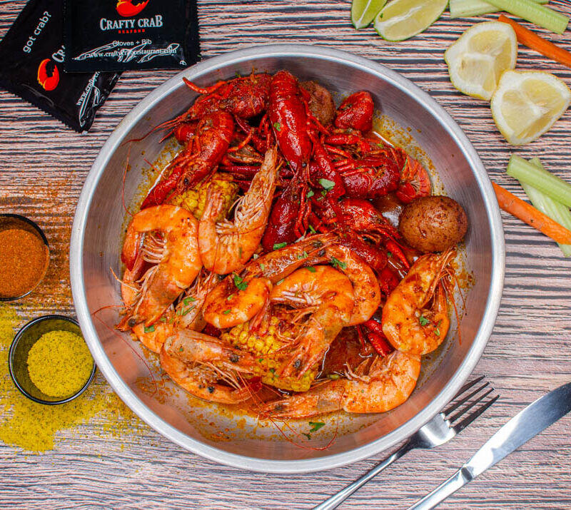 1lb Whole Shrimp & Crawfish